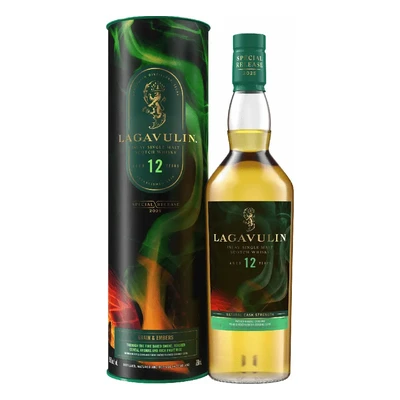 Lagavulin 12 Year Old Cask Strength Grain & Embers 2025 bottle